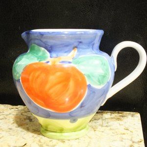 Vintage Bellini Hand Painted Pitcher/Wine Jug/Vintage Italian Kitchenware
